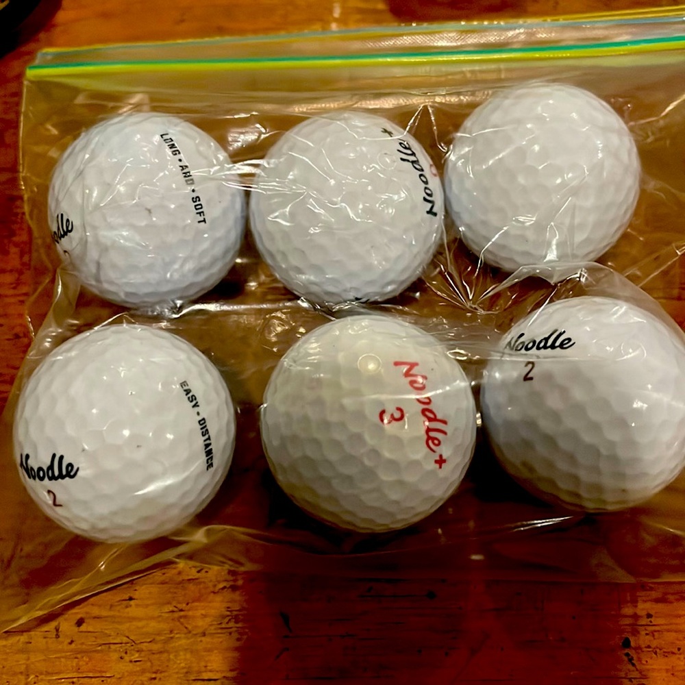 Noodle Used Golf Balls Bundle 6